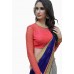 Triveni Fantastic Multi Colored Border Worked Jacquard Georgette Saree